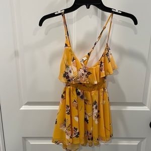 Floral tank top